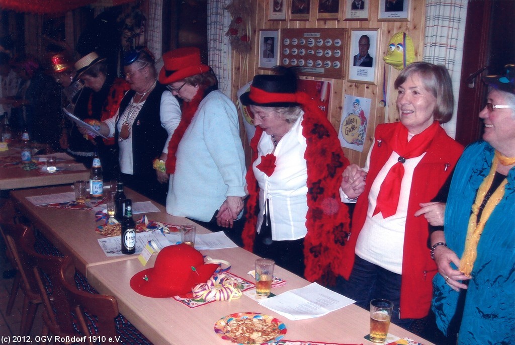 OGV-Frauenstammtisch - Weiberfastnacht 2012